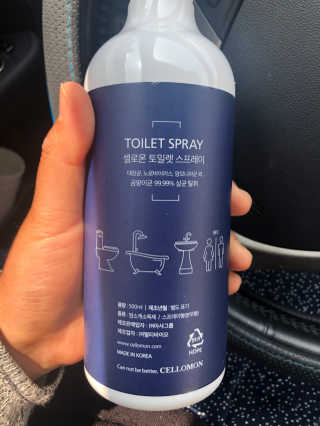 셀로몬 토일렛 스프레이 500ml — 3점을 준 리뷰어가 2018년 5월 올린 사용 사진