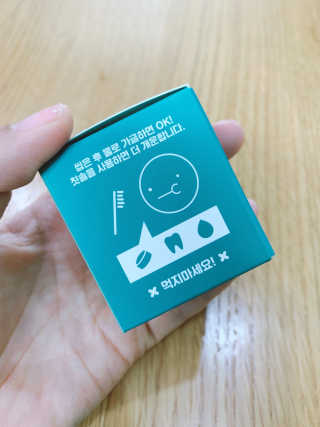 솔테라피 씹는 고체치약 투스탭 스파클레몬 6정 x 5박스 — 5점을 준 리뷰어가 2019년 6월 올린 사용 사진