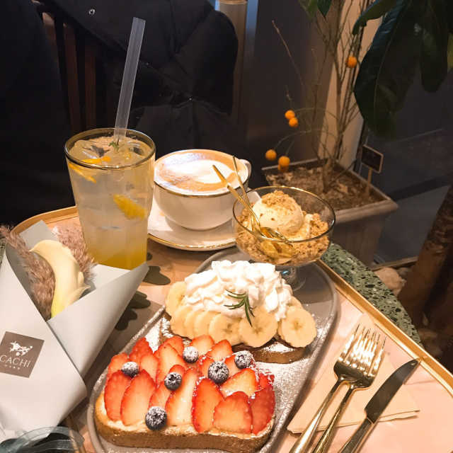 [까치화방] 오픈토스트세트+수제청음료+커피+하루꽃 리뷰 사진