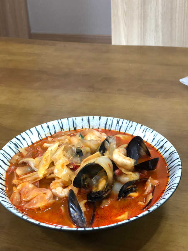 마라해물짬뽕탕 리뷰 사진