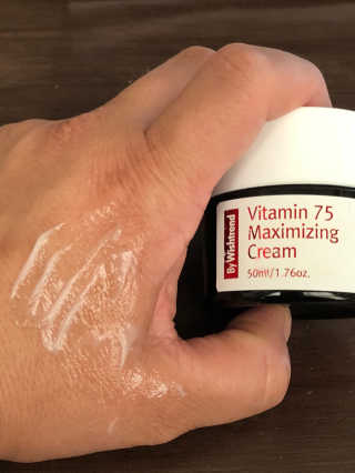 바이 위시트랜드 VITAMIN 75 CREAM — 4.5점을 준 리뷰어가 2018년 8월 올린 사용 사진