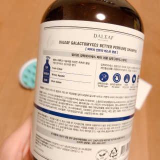 달리프 베러 퍼퓸 샴푸 1000ml 레이니데이 or 일랑로즈 — 5점을 준 리뷰어가 2019년 12월 올린 사용 사진