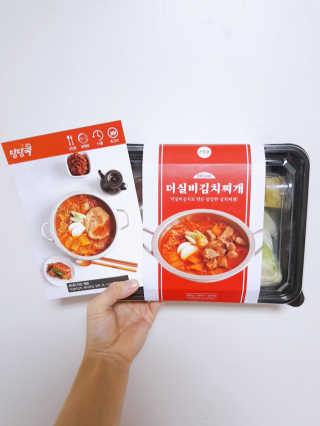 땡땡쿡 더실비김치찌개 2인분 710g 라면사리 포함 — 4점을 준 리뷰어가 2020년 1월 올린 사용 사진