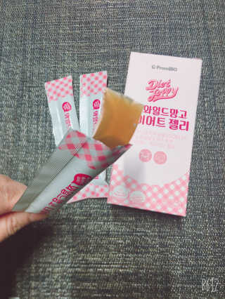 프롬바이오 다이어트엔와일드망고 젤리 — 4.5점을 준 리뷰어가 2020년 1월 올린 사용 사진