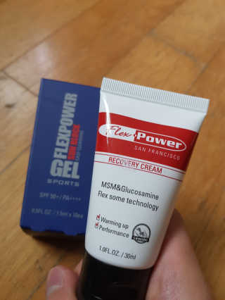 플렉스파워에이더블유에스 리커버리크림 30ml — 4.33점을 준 리뷰어가 2017년 9월 올린 사용 사진