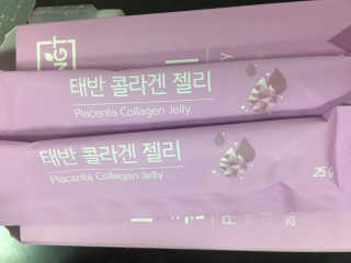 네츄럴굿띵스 태반 콜라겐 젤리 15포 — 4점을 준 리뷰어가 2019년 6월 올린 사용 사진