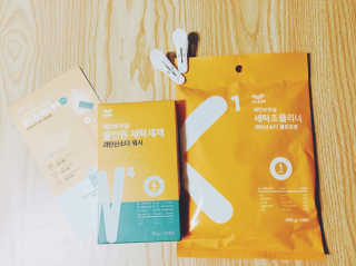레인보우샵 올인원 세탁세제 스틱포 6개입 + 세탁조클리너 — 4.67점을 준 리뷰어가 2018년 3월 올린 사용 사진