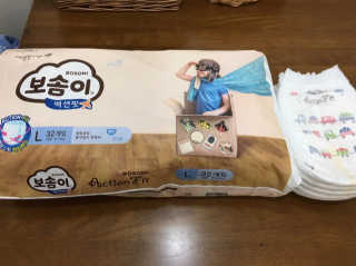 보솜이 액션핏 팬티형 — 5점을 준 리뷰어가 2019년 3월 올린 사용 사진