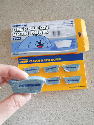 Pethroom 페스룸 PETHROOM DEEP CLEAN BATHBOMB 페스룸 딥클린 배쓰밤 — 5점을 준 리뷰어가 2020년 3월 올린 사용 사진