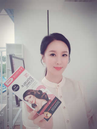(주)에네스티 미스랩 더블 클리닉 헤어 컬러 크림 — 5점을 준 리뷰어가 2019년 8월 올린 사용 사진