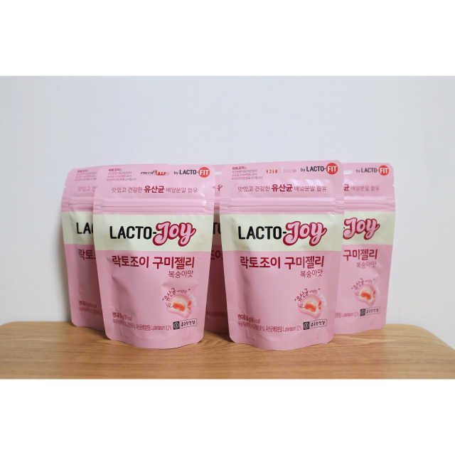 락토조이 구미젤리 복숭아맛 리뷰 사진