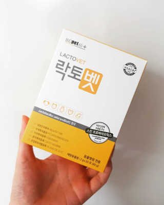 유산균하우스 [프로바이오닉]락토벳 — 5점을 준 리뷰어가 2019년 2월 올린 사용 사진