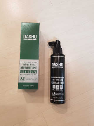 다슈코리아 다슈 데일리 안티 헤어로스 허브 헤어토닉 150ml — 5점을 준 리뷰어가 2019년 8월 올린 사용 사진