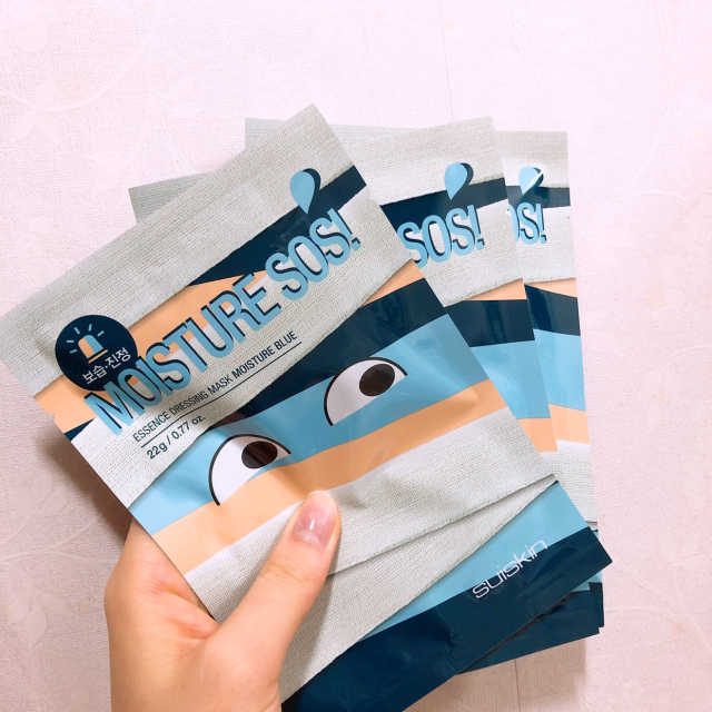 스위스킨-에센스 드레싱 마스크 모이스처 블루 리뷰 사진