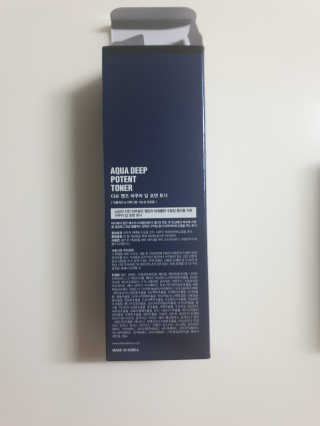 다슈코리아 다슈 맨즈 아쿠아 딥 포텐 토너 153ml — 4점을 준 리뷰어가 2019년 7월 올린 사용 사진