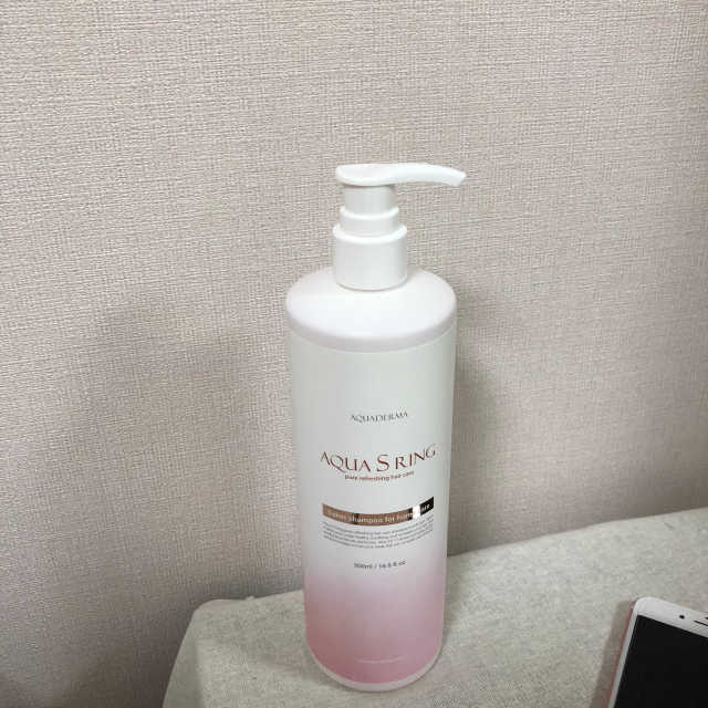 아쿠아S링 퓨어리프레싱 헤어케어 500ml 리뷰 사진