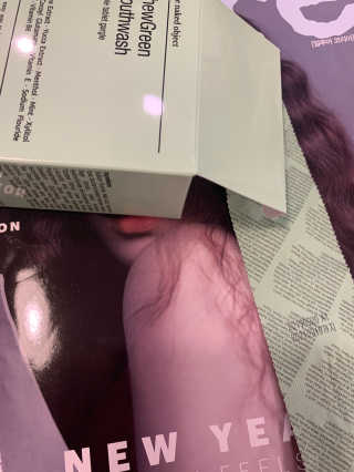the naked object 발포가글 츄그린 그린티민트 — 5점을 준 리뷰어가 2019년 12월 올린 사용 사진