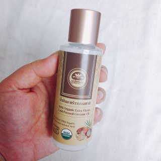 카오코탈라이푸 카오코 오가닉 버진 코코넛오일 100ml／바르는오일 — 5점을 준 리뷰어가 2018년 4월 올린 사용 사진