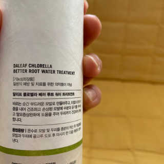 달리프 클로렐라 베러 루트 워터트리트먼트 200ml — 3점을 준 리뷰어가 2019년 3월 올린 사용 사진