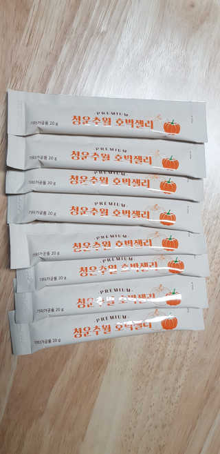 광희생활건강 청운추월 호박젤리 — 5점을 준 리뷰어가 2020년 3월 올린 사용 사진