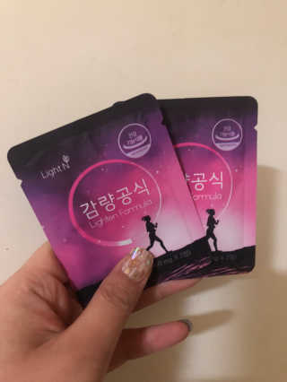 [감량공식] 다이어트 건강기능식품 — 5점을 준 리뷰어가 2019년 12월 올린 사용 사진