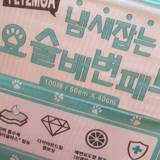 페츠모아 냄새잡는 요술배변패드 — 5점을 준 리뷰어가 2020년 2월 올린 사용 사진