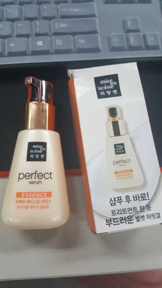 미쟝센 퍼펙트 베이스업 에센스 — 5점을 준 리뷰어가 2017년 8월 올린 사용 사진