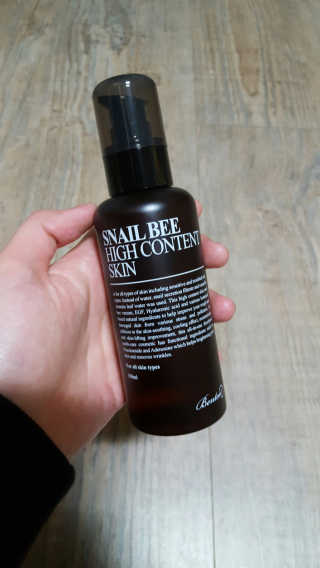 벤튼 스네일비 하이콘텐트 스킨 150ml — 4점을 준 리뷰어가 2017년 4월 올린 사용 사진