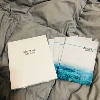 고보습에 화이트닝 아미모네 바다마스크팩 10매입 — 5점을 준 리뷰어가 2020년 1월 올린 사용 사진