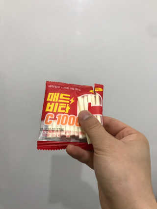 매드비타C 1000 — 4점을 준 리뷰어가 2019년 4월 올린 사용 사진