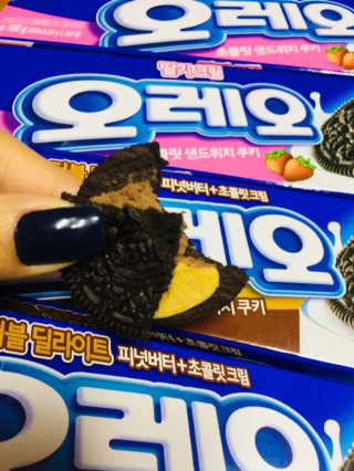 오레오 딸기크림 / 더블딜라이트 — 5점을 준 리뷰어가 2017년 11월 올린 사용 사진