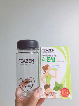 티젠 레몬밤 + 마이보틀 — 5점을 준 리뷰어가 2018년 7월 올린 사용 사진