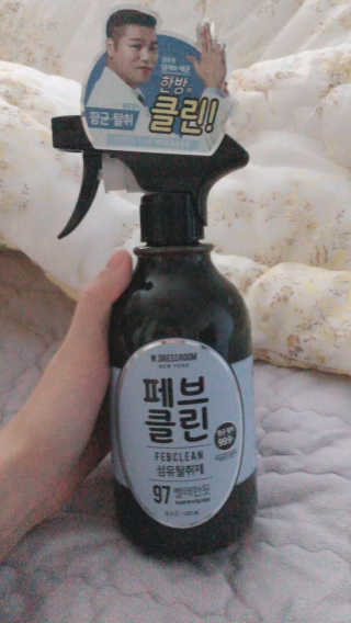 더블유드레스룸 페브클린 500ml — 4점을 준 리뷰어가 2018년 11월 올린 사용 사진