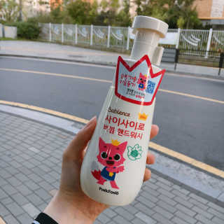베비언스 핑크퐁 사이사이로 버블 핸드워시 — 4점을 준 리뷰어가 2017년 9월 올린 사용 사진
