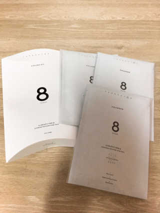 누메로 8 클리어링 모이스처 마스크팩 — 4.5점을 준 리뷰어가 2016년 12월 올린 사용 사진