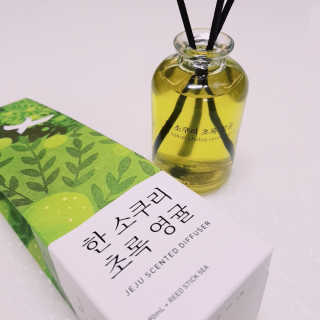 르플랑 제주 센티드 디퓨저 90ml 4종 — 5점을 준 리뷰어가 2018년 12월 올린 사용 사진