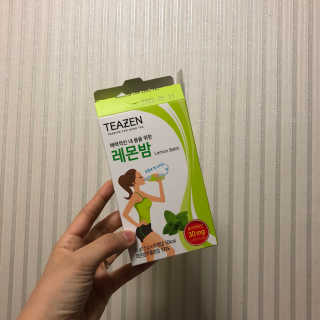 티젠 레몬밤 + 마이보틀 — 4점을 준 리뷰어가 2018년 7월 올린 사용 사진