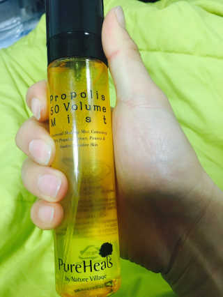 퓨어힐스 프로폴리스 50 볼륨 미스트 100ml — 4.5점을 준 리뷰어가 2017년 2월 올린 사용 사진