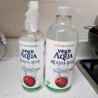 베지아쿠아 475ml + 리필 1000ml 1Set — 4점을 준 리뷰어가 2019년 7월 올린 사용 사진