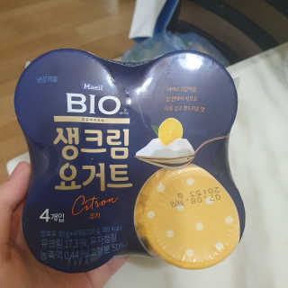 [매일 바이오] 생크림요거트 플레인 12개 + 유자 12개 — 5점을 준 리뷰어가 2019년 7월 올린 사용 사진