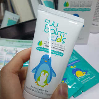 수밤키즈보습크림 45ml 1개 + 헤드투토바디워시 샘플 — 4점을 준 리뷰어가 2019년 11월 올린 사용 사진