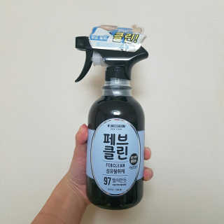 더블유드레스룸 페브클린 500ml — 5점을 준 리뷰어가 2018년 11월 올린 사용 사진