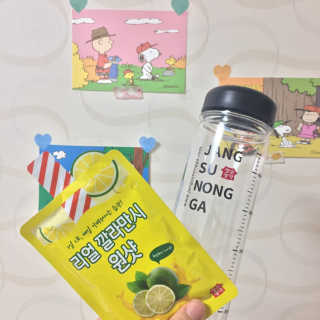 장수농가 리얼깔라만시 원샷 50ml 10팩+보틀 — 5점을 준 리뷰어가 2019년 5월 올린 사용 사진
