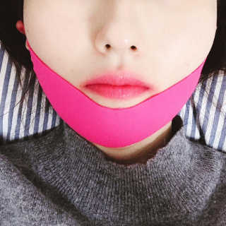 스케덤 펩타이드 리프팅밴드 — 5점을 준 리뷰어가 2019년 3월 올린 사용 사진