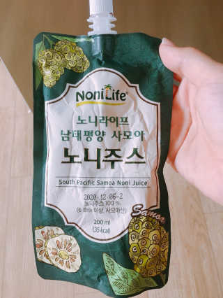 장수농가 남태평양 사모아 노니 원액 1L or 200mlx10팩 중 택 1 — 3.5점을 준 리뷰어가 2019년 1월 올린 사용 사진