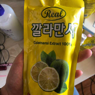 장수농가 리얼깔라만시 — 3.67점을 준 리뷰어가 2018년 4월 올린 사용 사진