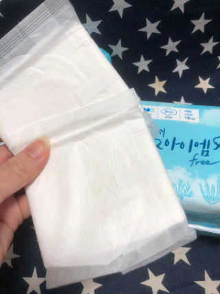 보타메디 마이아이엠 생리대 — 5점을 준 리뷰어가 2018년 12월 올린 사용 사진