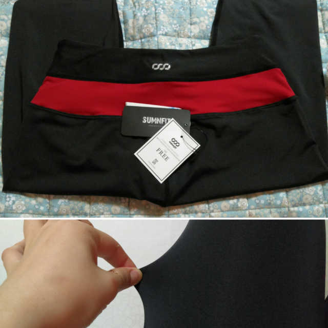 썸앤핏 요가/스피닝 레깅스 리뷰 사진