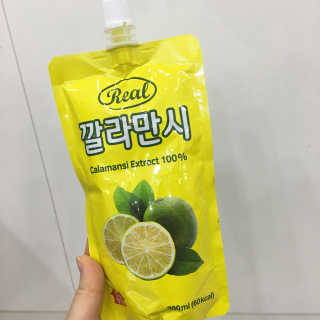 장수농가 리얼깔라만시 — 5점을 준 리뷰어가 2018년 4월 올린 사용 사진