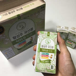이롬 황성주 국산콩 닥터두유 3종 — 4.83점을 준 리뷰어가 2018년 5월 올린 사용 사진